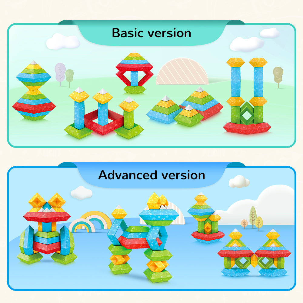 30PCS Multicolor Stacking Game Block Set Educational Toys N9661