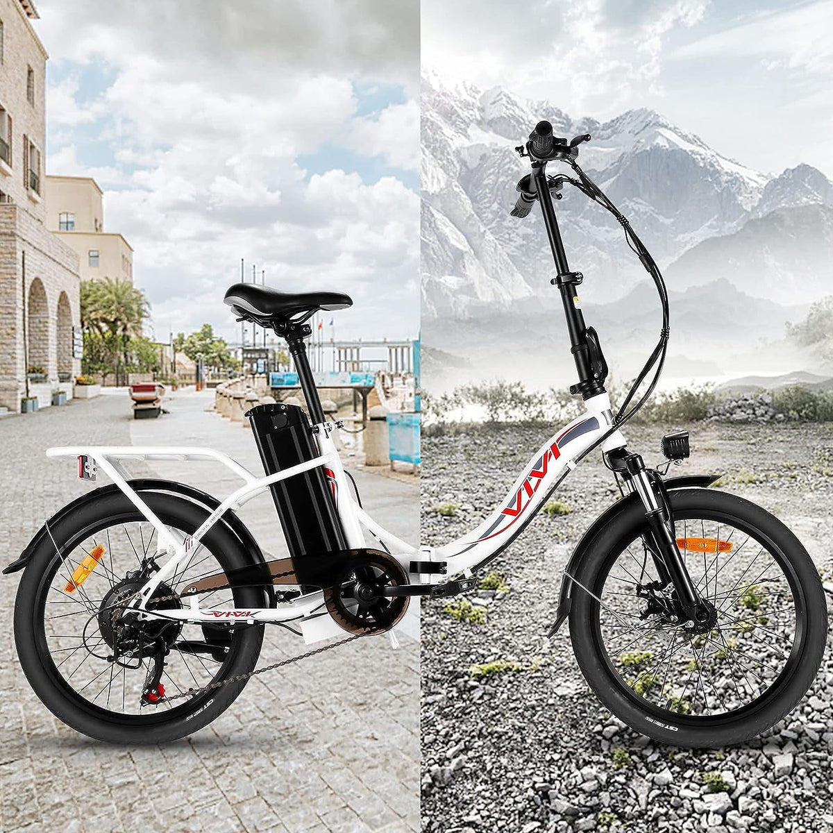 20 Folding Electric Bike 500W with 48V Removable Battery V57083