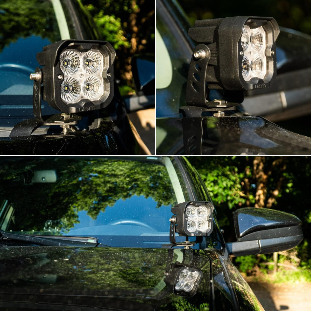 3 inch LED Pods Flood Beam Off Road 36W White, Pair C548