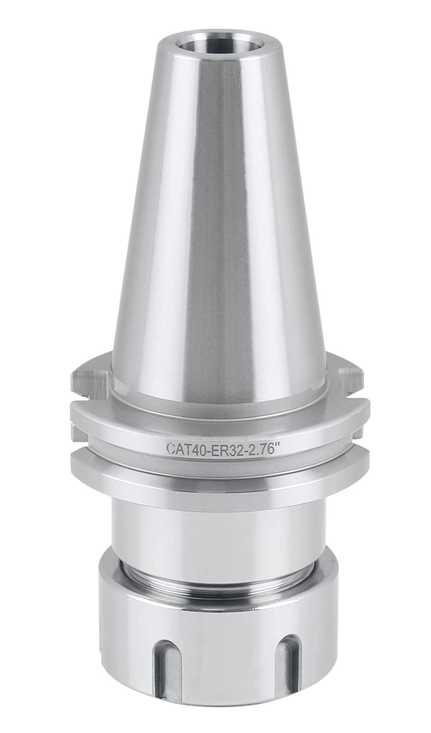 Cat40 V-Flange Collet Chuck for Er32 Collets, Draw Bar Thread 5/8-11'', 8000 RPM, Projection Length 2.76'' N531