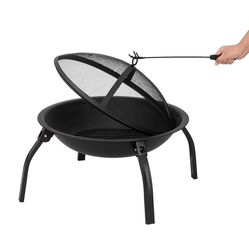 32 Wood Burning Square Fire Pit N4195