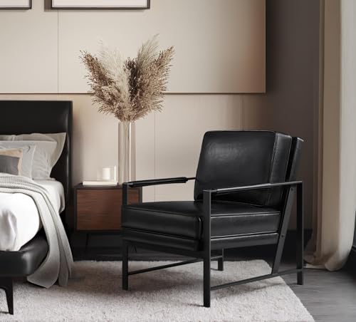 Light Brown PU Leather Armchair Set of 2 V900099