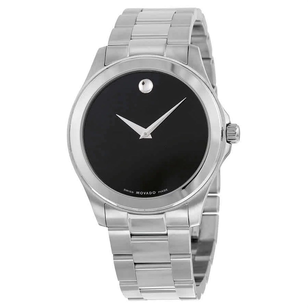Black Dial Stainless Steel Men's Watch S5630