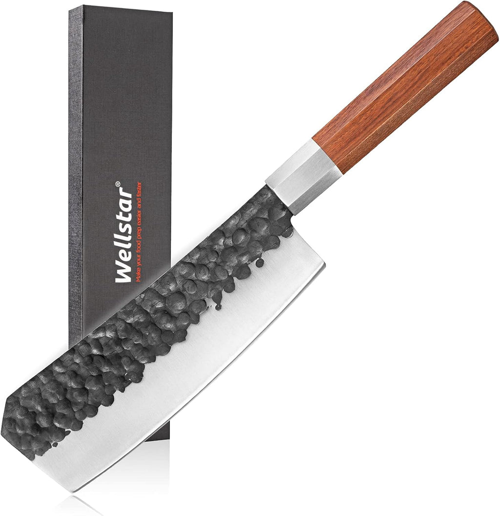 Black 7 inch High Carbon Steel Bone Chopping Knife L121