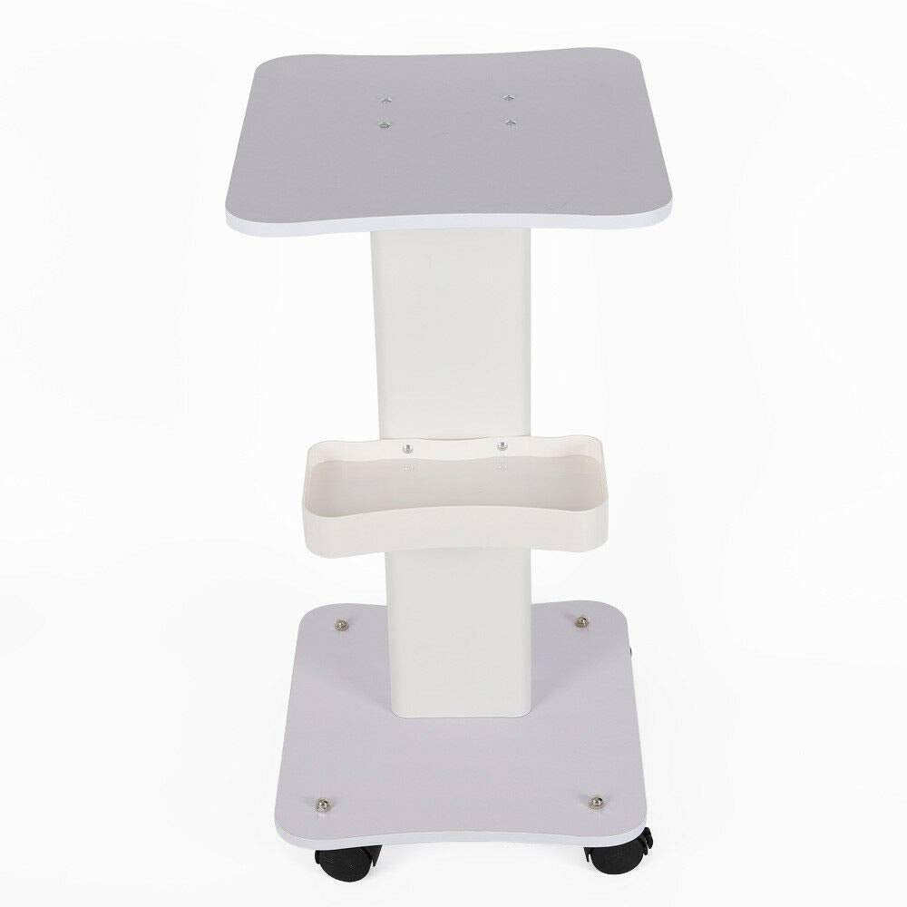 Pack of 2 Rolling Trolley Cart with Storage Tray I347