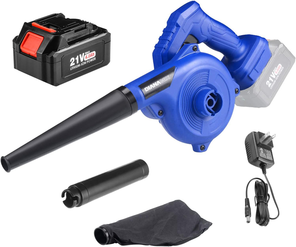 Cordless Electric Leaf Blower with Battery and Charger I9254