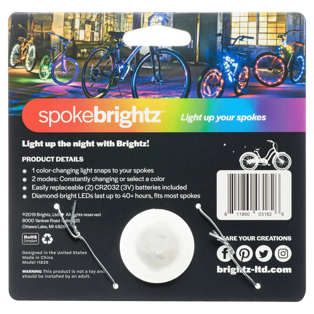 (3 pack) Color Morphing LED Bicycle Spoke Light N916561
