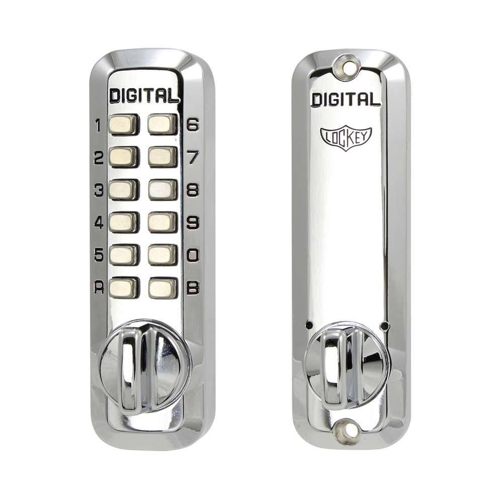 Satin Brass Mechanical Keyless Combination Deadbolt Lock Y76712
