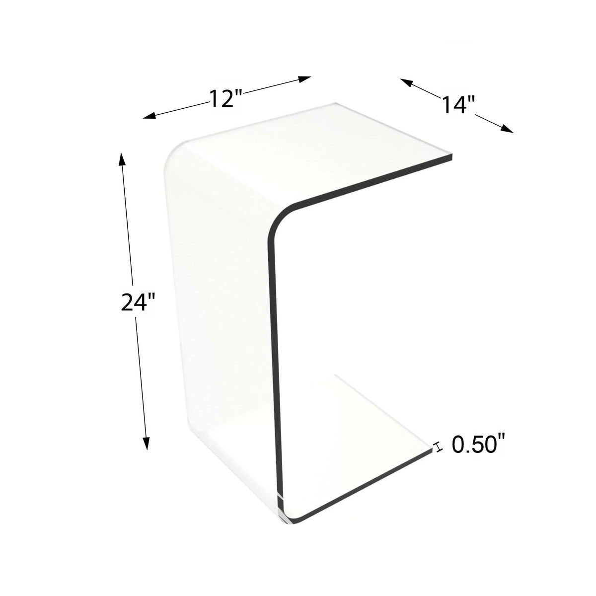 Acrylic Side Table Y6707
