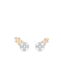 Gold and Diamond Stud Earrings Z99758