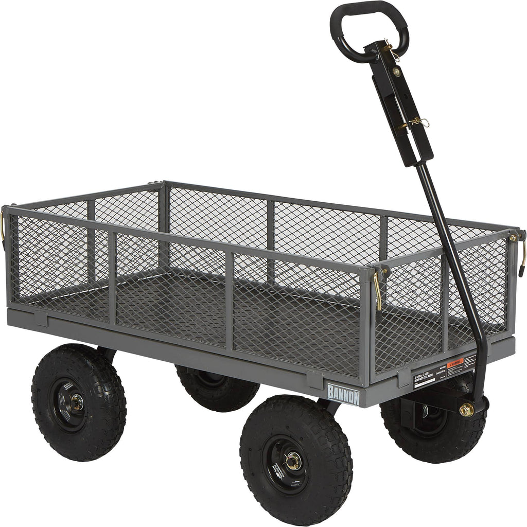 Industrial-Grade Steel Wagon, 800 lbs Capacity, 10 inch Tires Q664