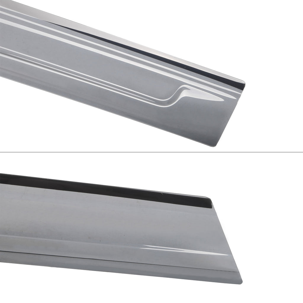 Black Acrylic Window Visors 4PCS Q262