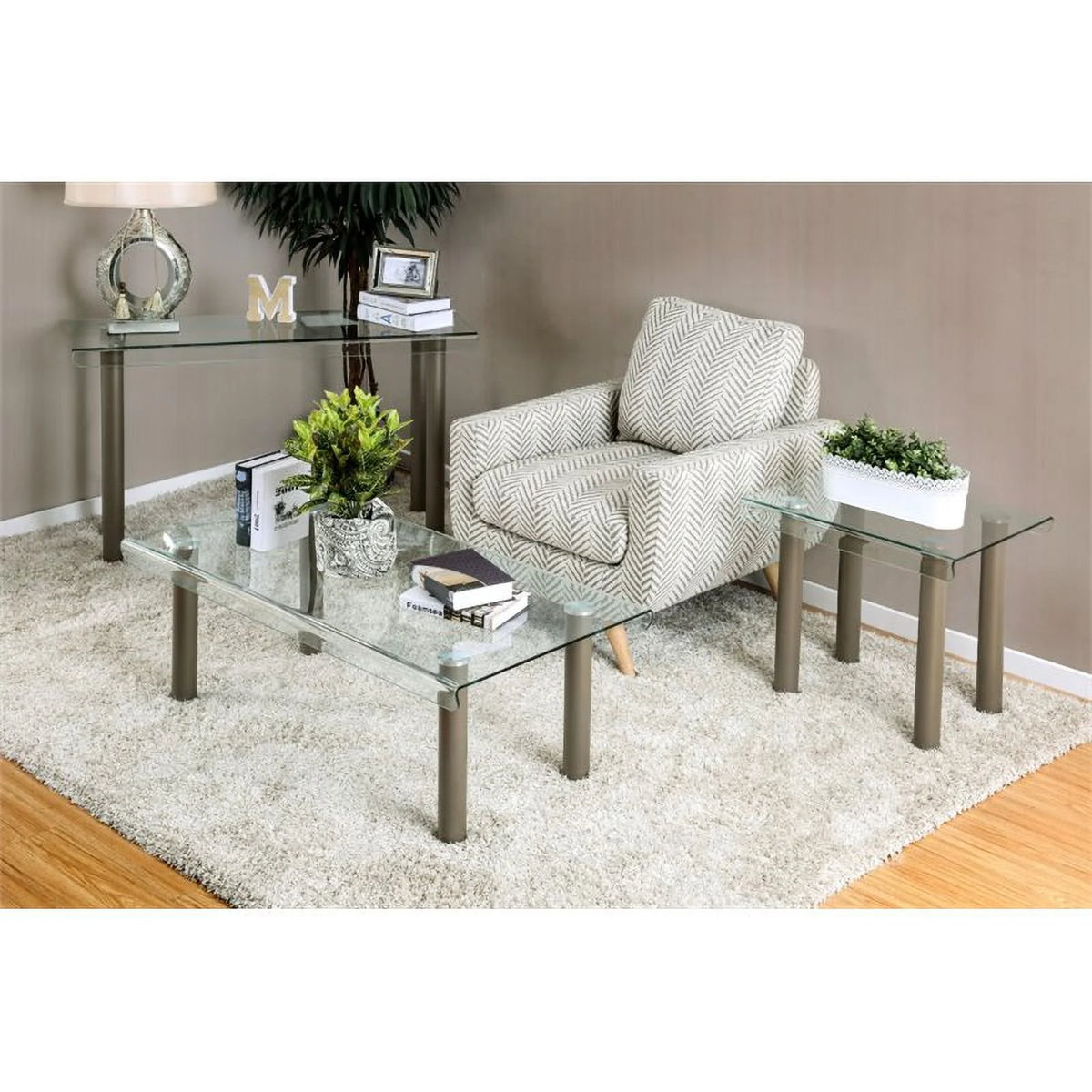 Glass Top Sofa Table P448627