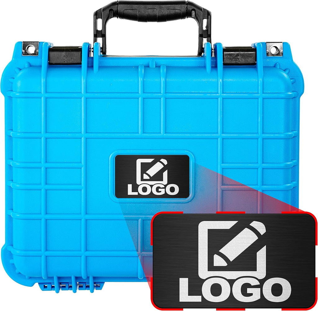 Protective Gear and Camera Hard Case with Foam, Waterproof & Shockproof, 13.37 Inch 11.62 Inch 6 Inch, Neon Green K62440