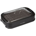 Black Non-Stick Electric Grill with Tempered Glass Lid A796