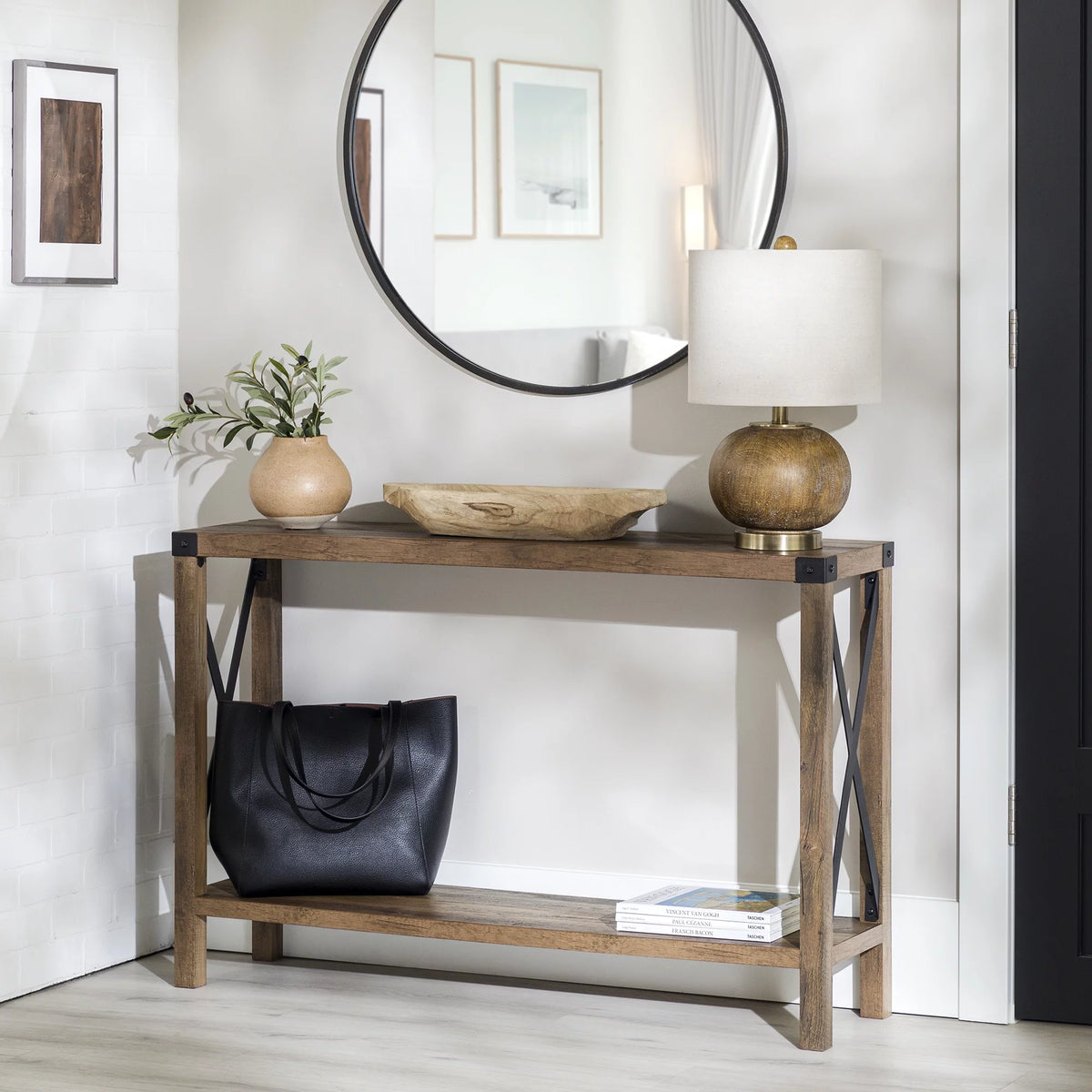Metal X Console Table P82838