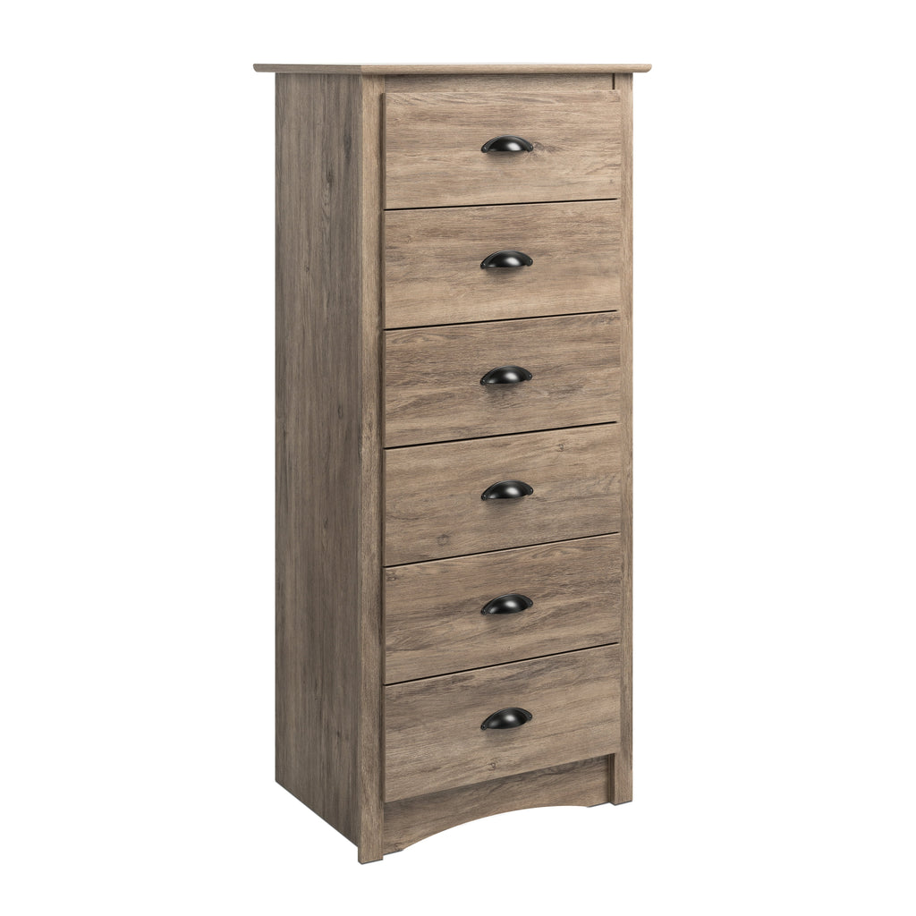 6 Drawer Drifted Gray Dresser I671