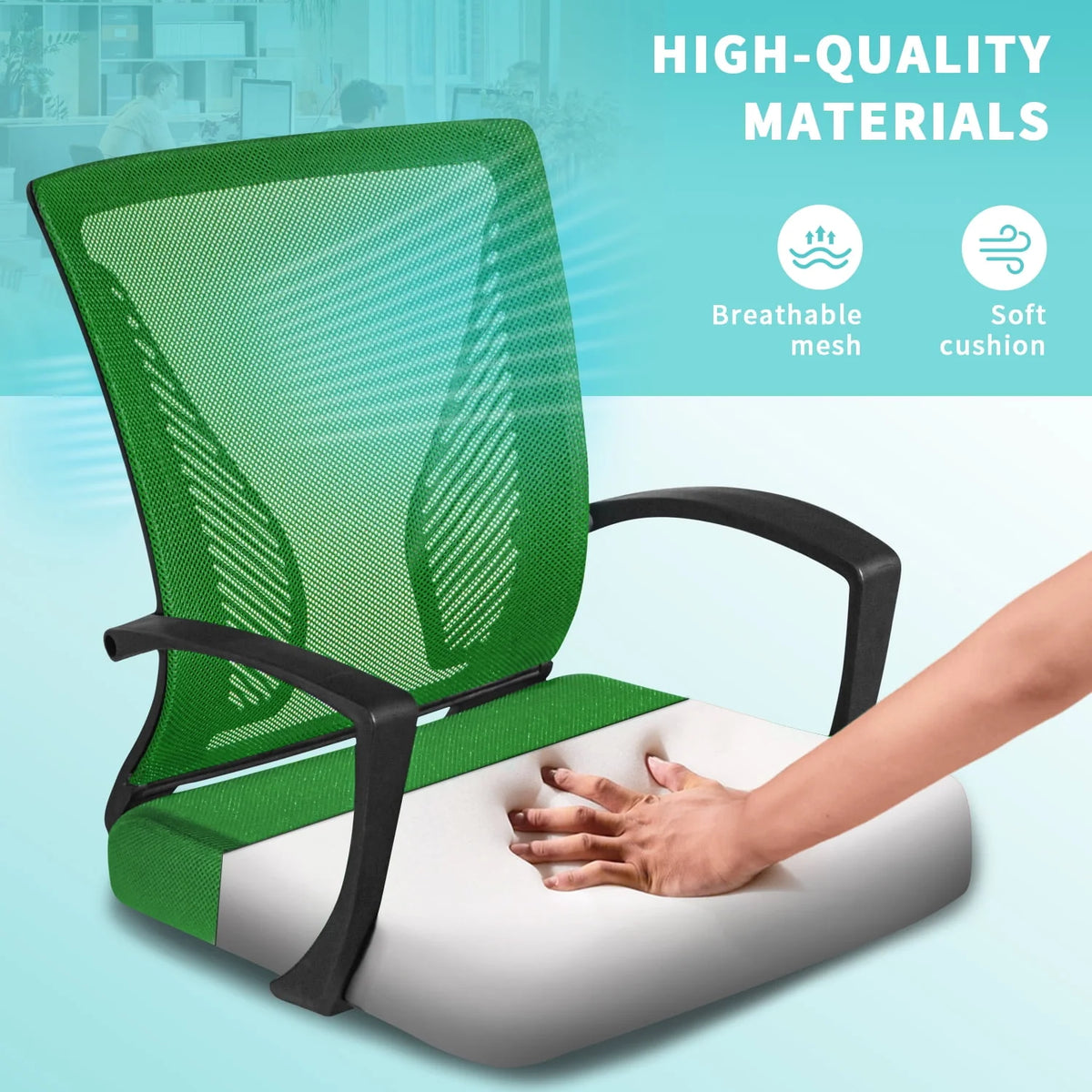 Black Swivel Manager's Chair U58911