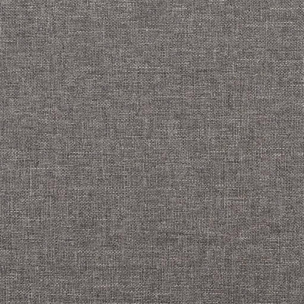 Dark Gray 2-Seater Fabric Sofa with Pillows and Cushions P3192