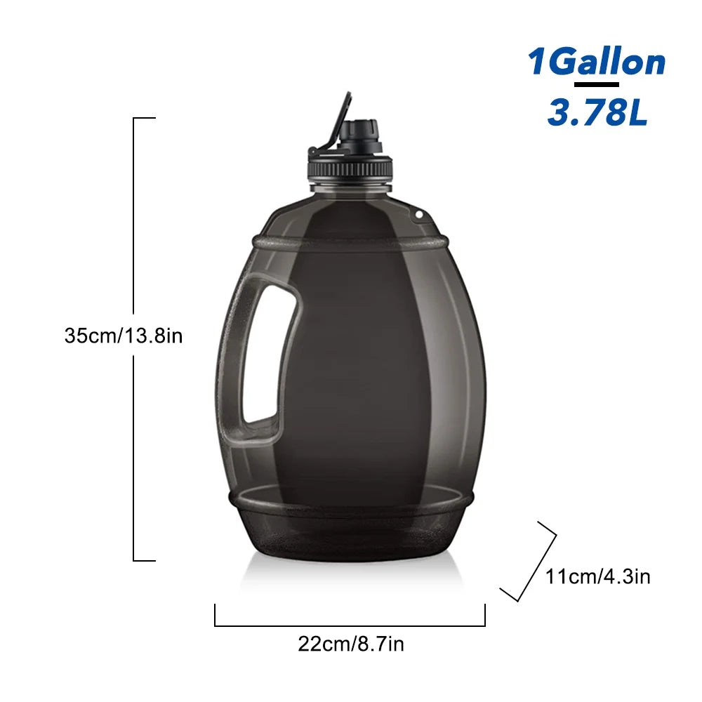 3.78L BPA Free Leakproof Sports Water Bottle with Time Marker D45893