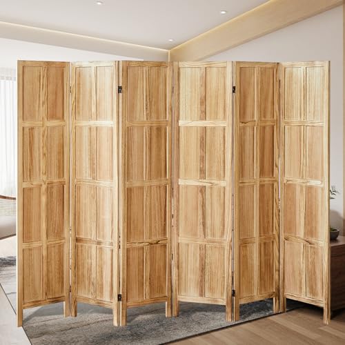 5.6 FT Folding Wooden Room Divider T28832