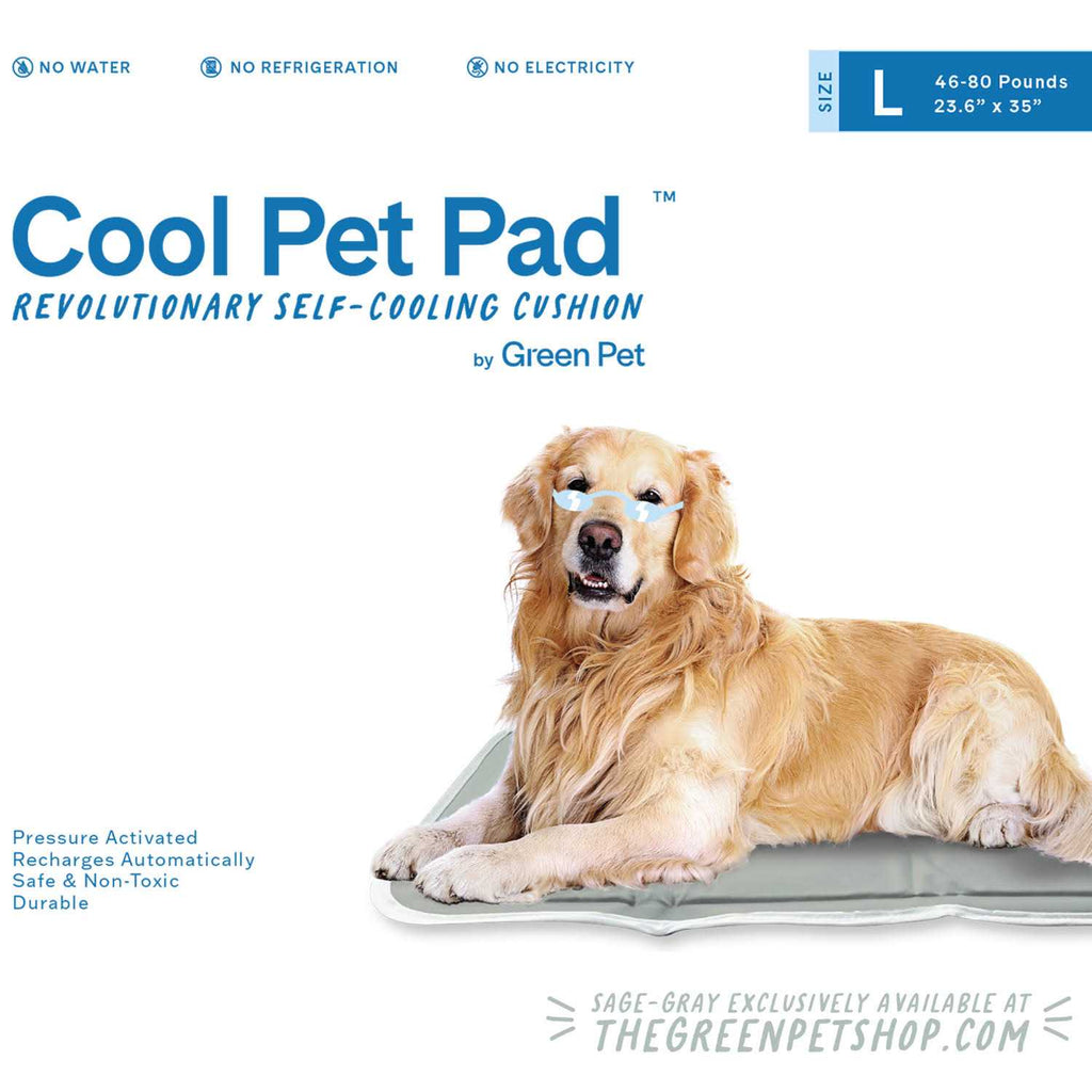 Sage Gray Self Cooling Pet Pad Q2592