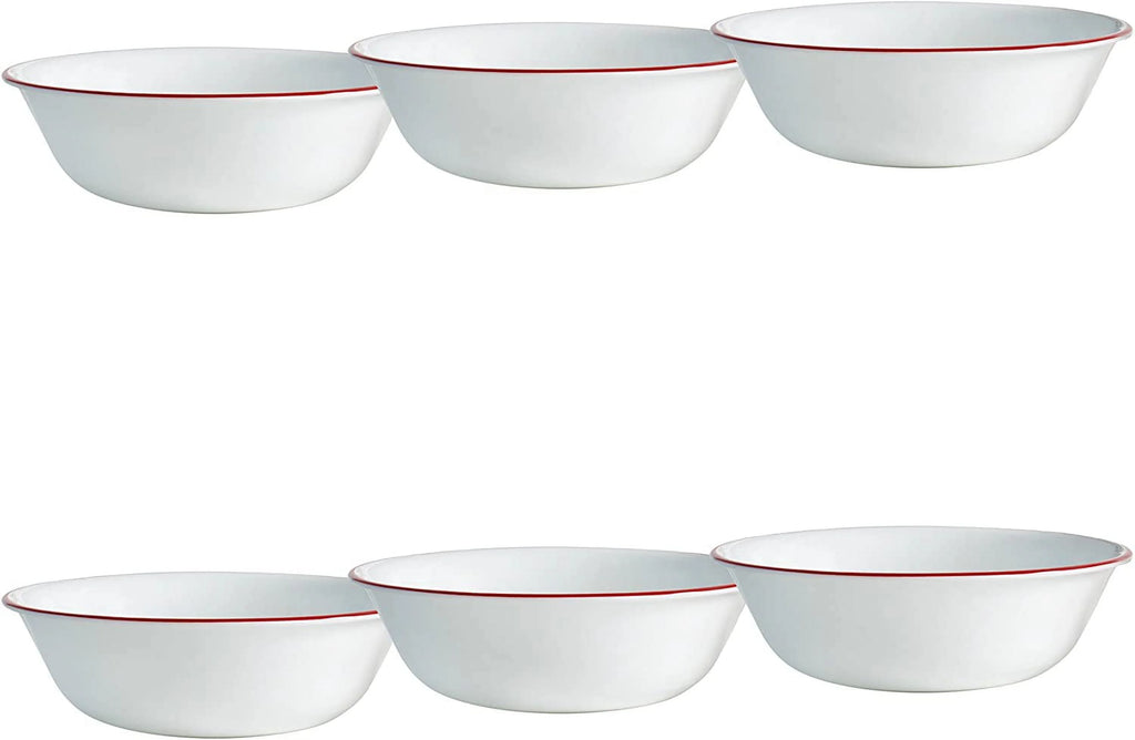 White 18 Ounce Cereal Soup Bowl Set of 6 O535660