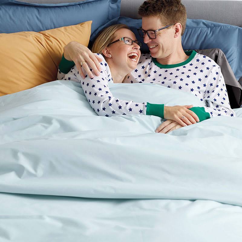 Gray Smoke 300-Thread Count Cotton Percale California King Fitted Sheet K601
