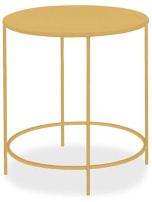 Saffron Yellow Round End Table T16098