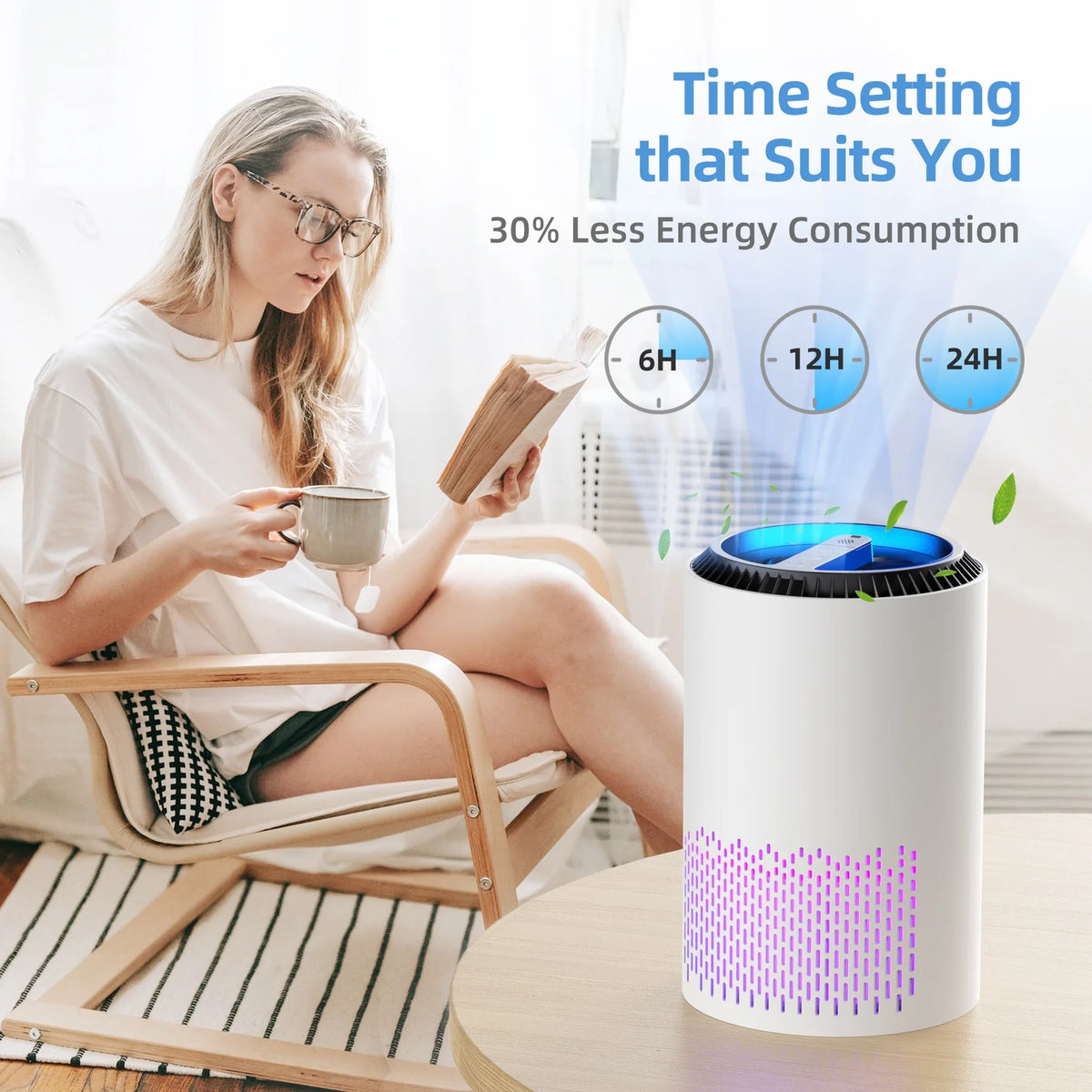 White HEPA Air Purifier I188