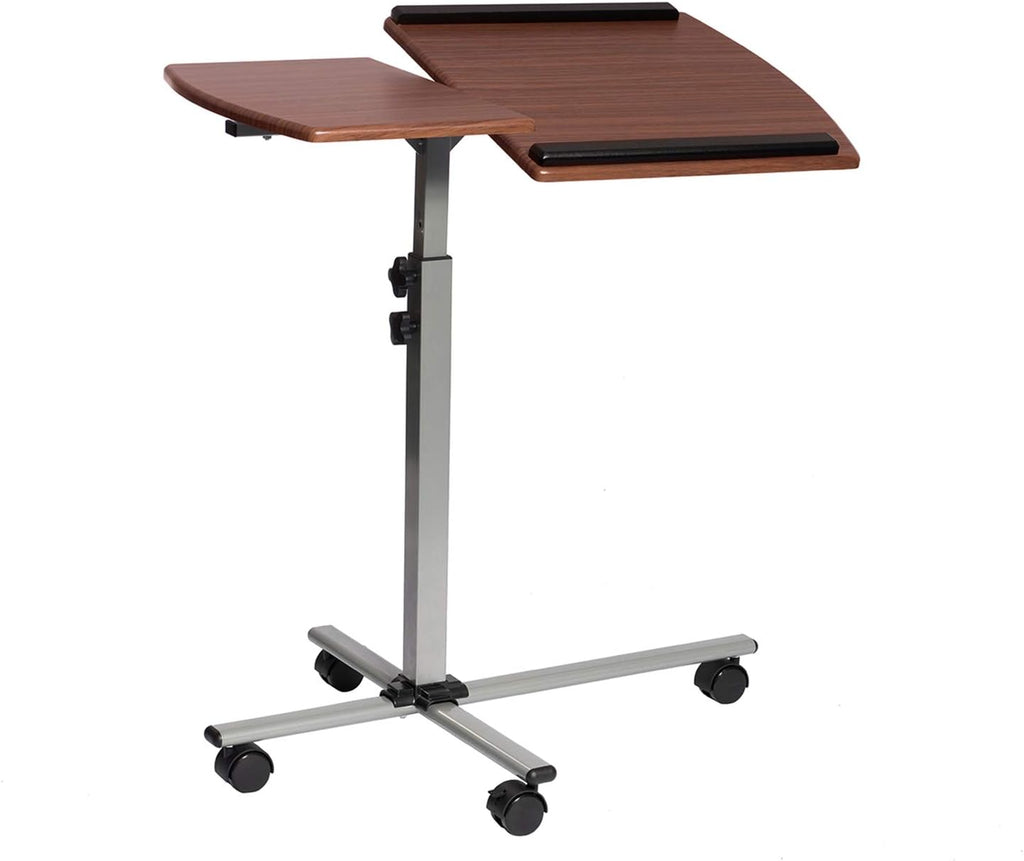 Graphite Rolling Adjustable Laptop Cart, Pack of 2 J781