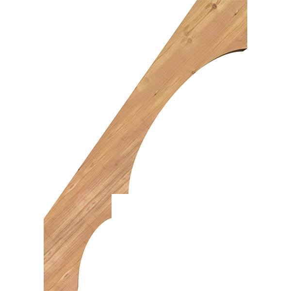5 1/2x22W x 28x22D x 40x22H Balboa Smooth Brace, Western Red Cedar D918