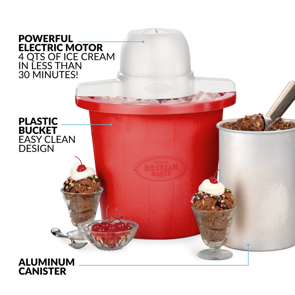 4-Quart Electric Ice Cream Maker E199