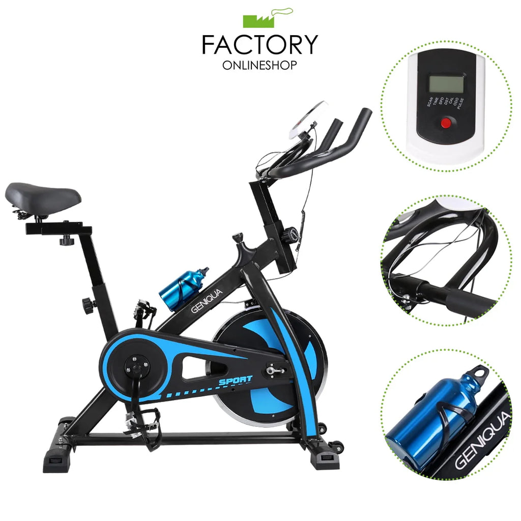 Black Indoor Exercise Bike Stationary Cycling I442
