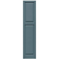 Vinyl Cottage Style Standard Shutter 67x22 Long - 1 Pair (14-3/4in. Wedgewood Blue) R2682