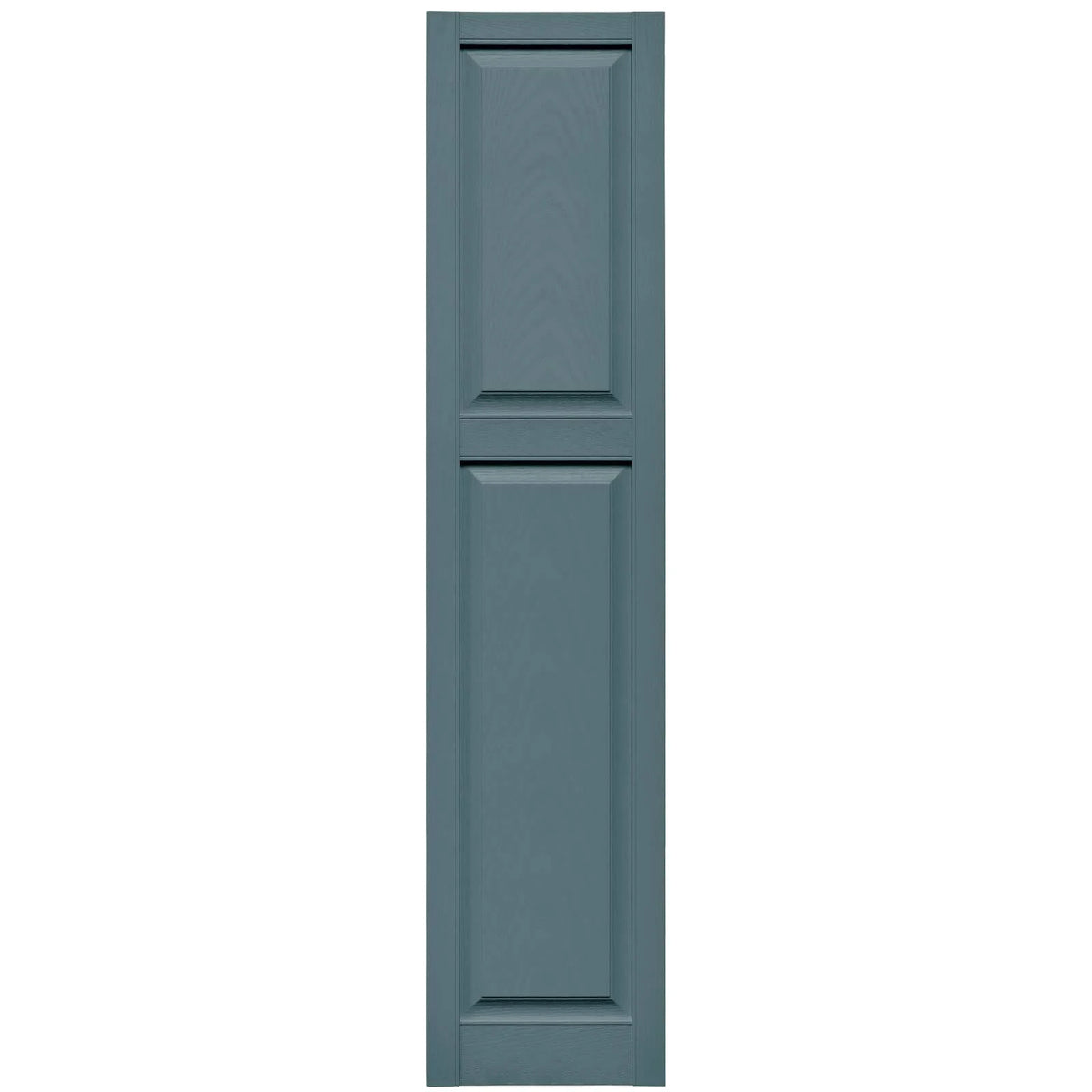 Vinyl Cottage Style Standard Shutter 67x22 Long - 1 Pair (14-3/4in. Wedgewood Blue) R2682