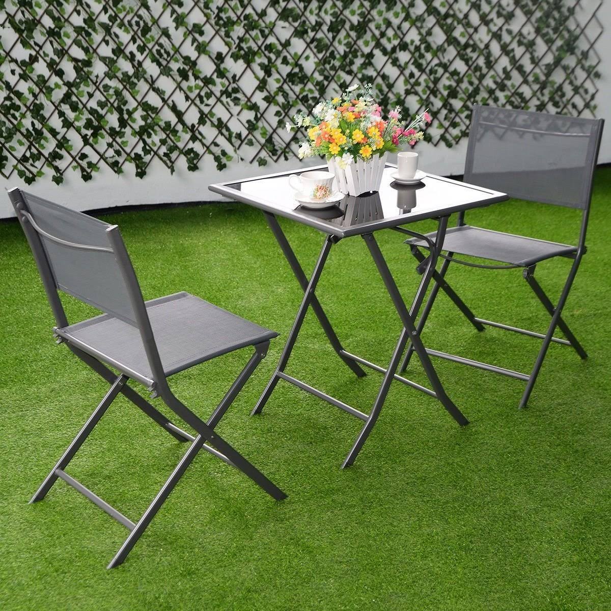 3 Pcs Folding Bistro Set O7085