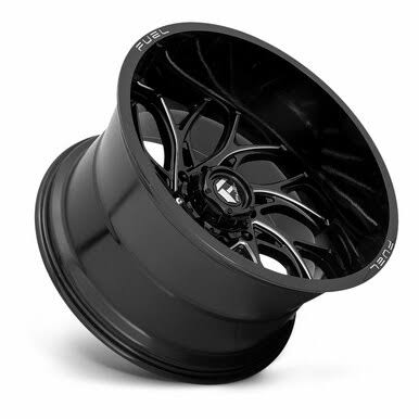 Gloss Black Milled 24x14 8x170 -75mm M855434