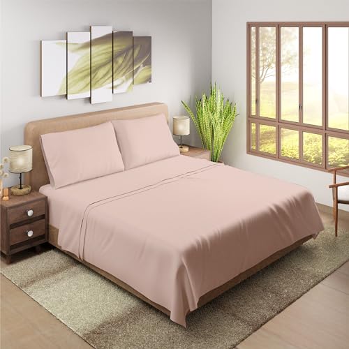 100% Cotton Percale 4-Piece Bed Sheets Set N182680