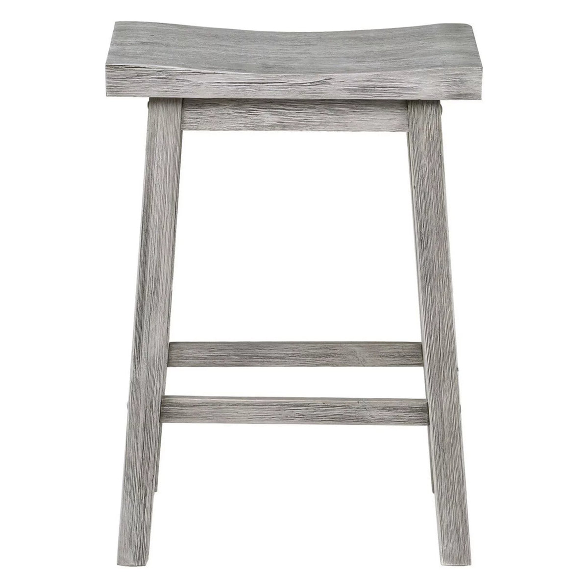 Gray Wooden Counter Stool I890