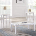 3 Piece Faux Marble Coffee Table Set G80423