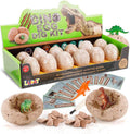 12 PCS Dinosaur Excavation Toys with Dinosaur Eggs W965463