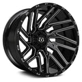 Milled Gloss Black Wheel P950