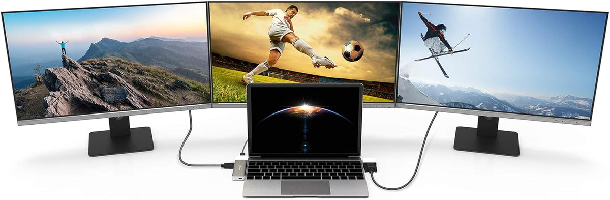USB-C Multi-Display Modular Hub with HDMI, Mini DisplayPort, VGA, PD 100W, RJ-45 Ethernet, USB-A, USB Type-C, SD Card Reader L36834