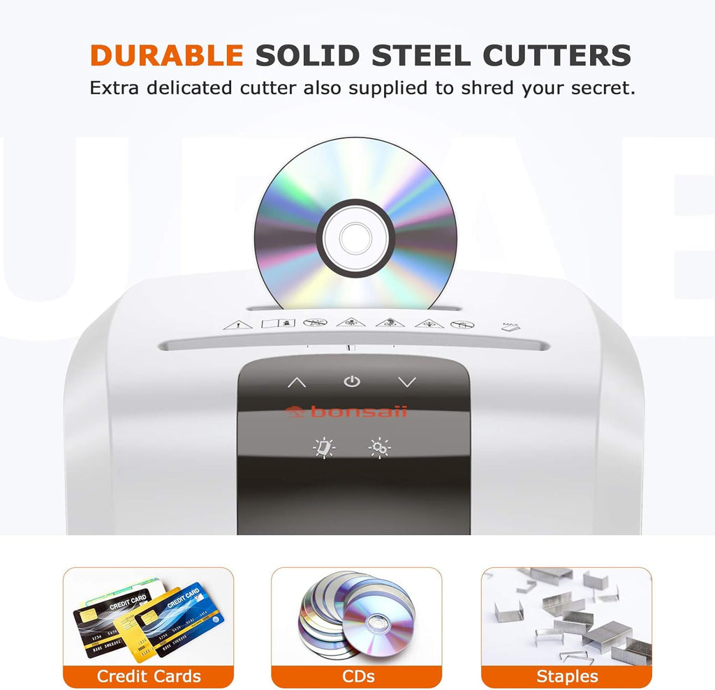 120-Minute Micro-Cut Paper Shredder, 8-Sheet Capacity A78290