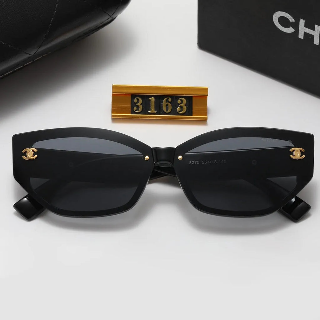 Double C Inlaid Letter Polarized Sunglasses I119