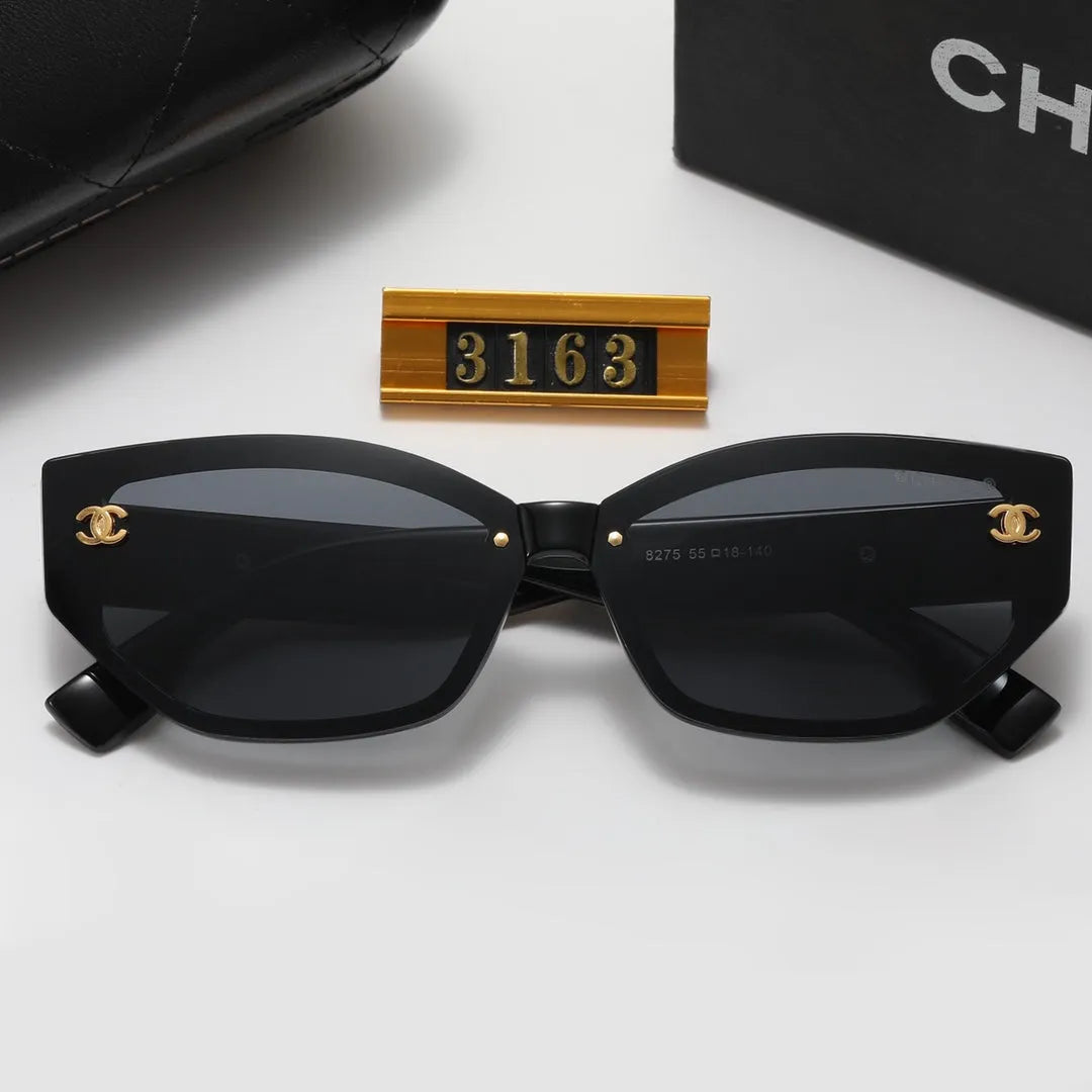 Double C Inlaid Letter Polarized Sunglasses I119