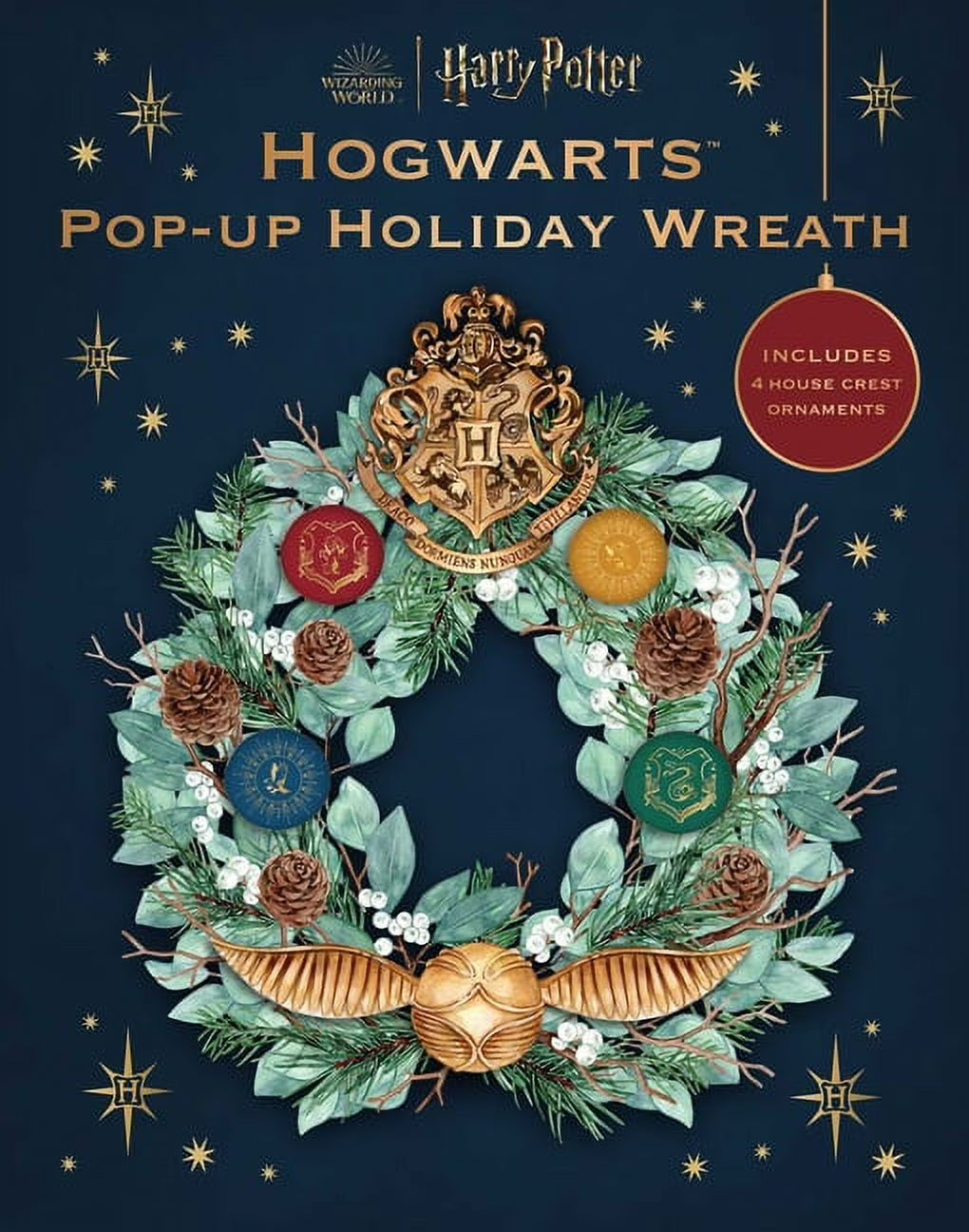Harry Potter Hogwarts Pop-Up Holiday Wreath Hardcover M57561