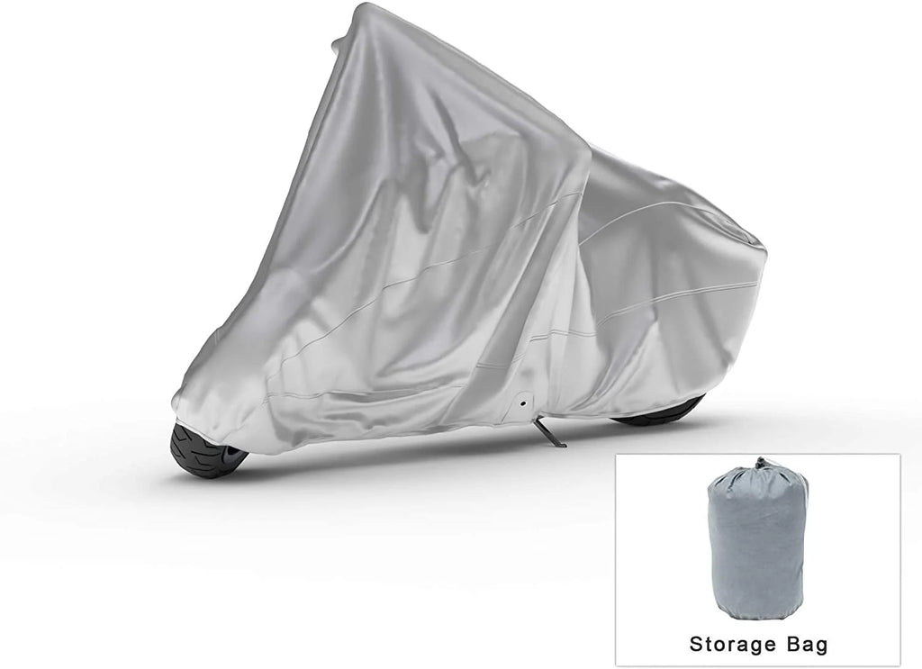 Motorcycle Cover with Reinforced Securing Straps and Storage Bag H968329