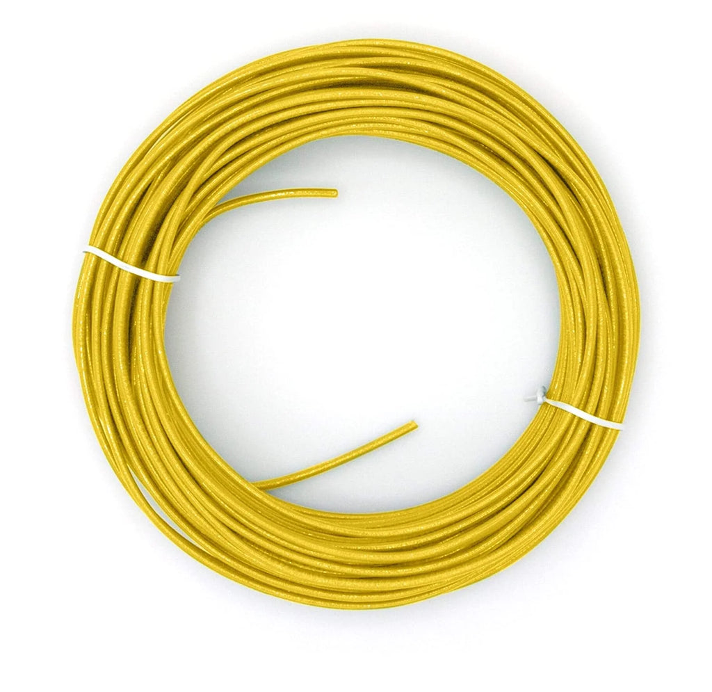 75 Feet Insulated Solid Copper THHN THWN Wire 12 AWG Yellow T1238